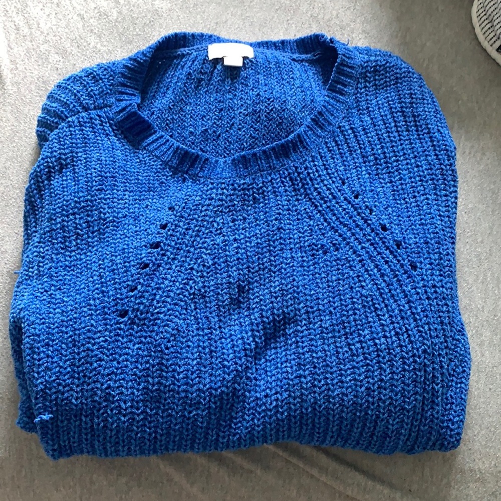 Blue sweater